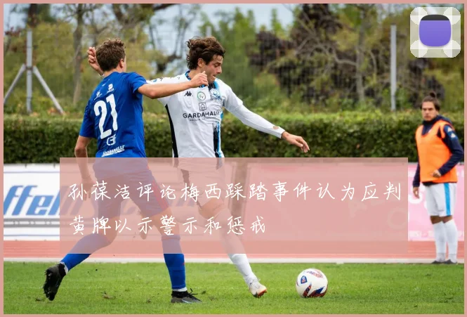孙葆洁评论梅西踩踏事件认为应判黄牌以示警示和惩戒